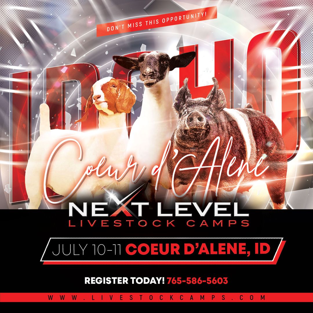 Next Level Livestock Camps Coming to Coeur Dalene Idaho