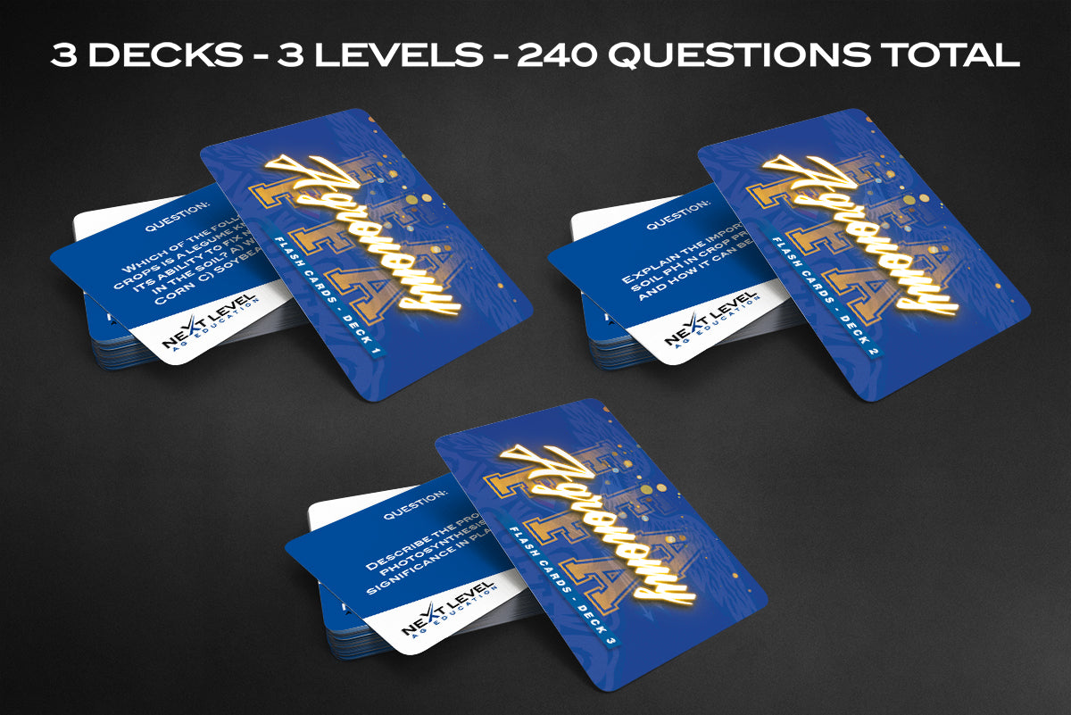 FFA Agronomy Contest Flashcard Bundle - 3 Deck Set