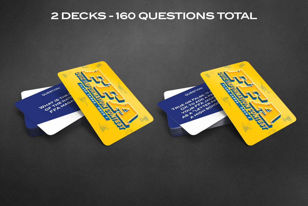 Ag Ed Quiz/Information Contest Flashcard Bundle - 2 Deck Set