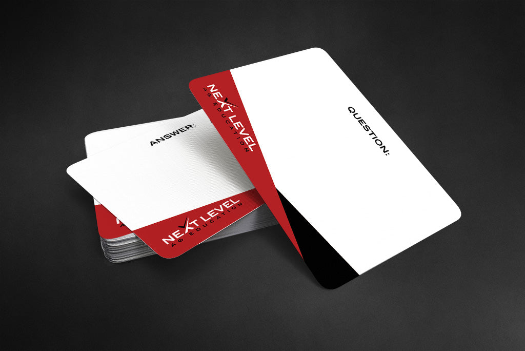 BLANK | CREATE YOUR OWN | ADD-ON FLASHCARDS - RED