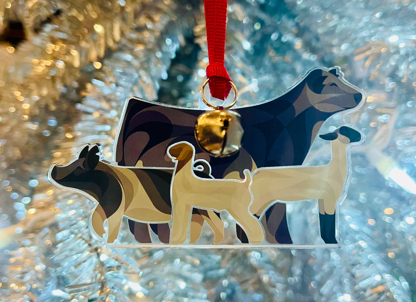 "THE BIG FOUR" - STEER, SHEEP, LAMB, & GOAT ORNAMENT