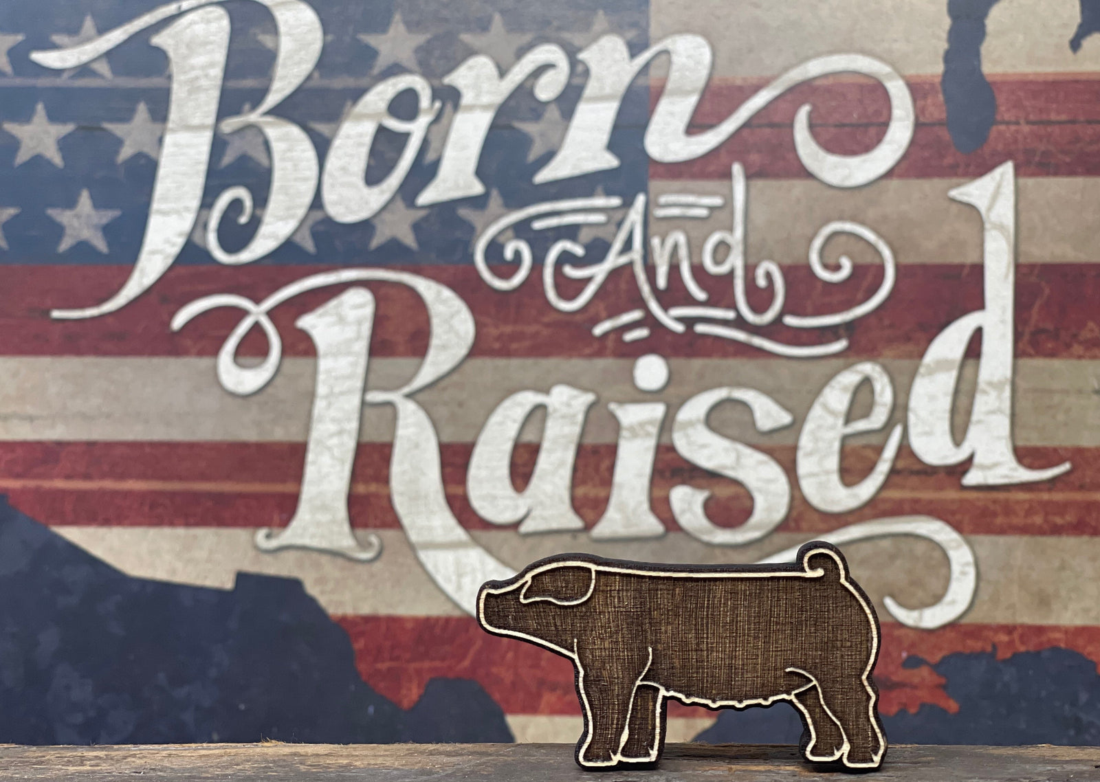 American Farm Toy Show Pig - Duroc