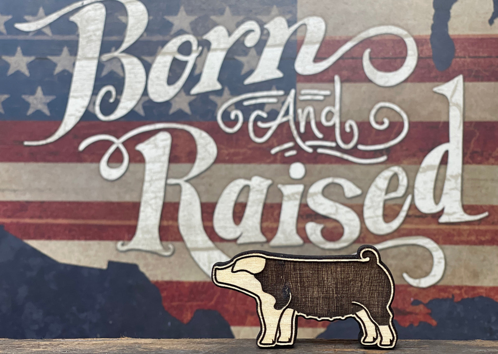 American Farm Toy Show Pig - Hereford