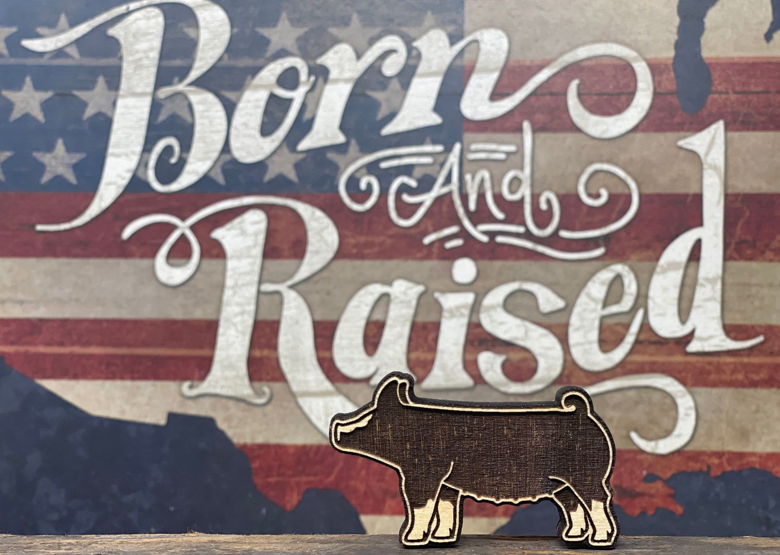 American Farm Toy Show Pig - Berkshire