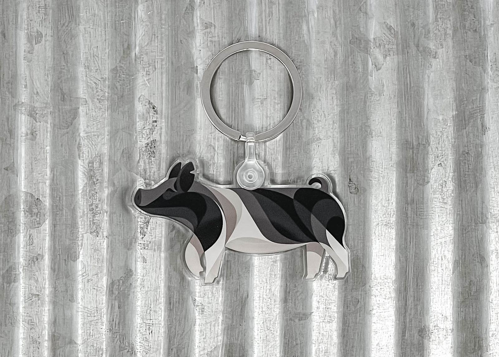 CROSS/HAMPSHIRE KEYCHAIN / STICKER COMBO