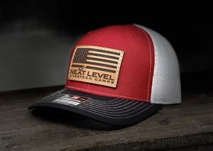 Next Level Patriot Snapback Red/Black 112