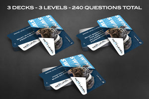 3 Deck Multi-Level Swine Showmanship Flashcard Bundle